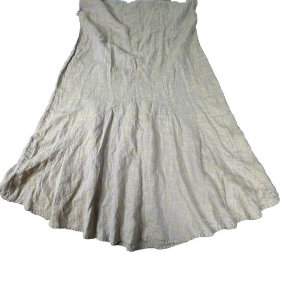 FLAX by Jeanne Engelhart Tank Maxi Dress Size S Peach - Picture 10 of 11